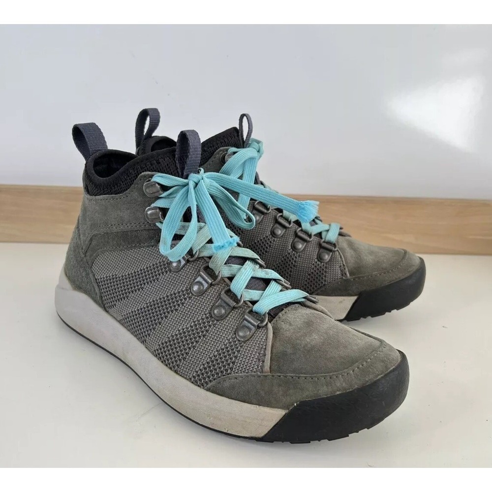 L.L. Bean Vista Hikers Mid Hiking Shoes Gray Suede Water Repellent / Women's 6.5